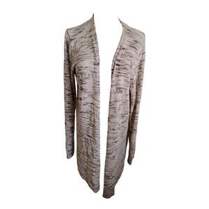 Knox Rose Plus Size Tan Asymmetrical Cardigan Sweater Size 2X